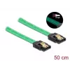 Cavo SATA DeLOCK 82069 0,5 m SATA 7 pin verde