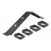 Pannello di gestione cavi DeLOCK 19 pollici 66667 nero 1U con ganci