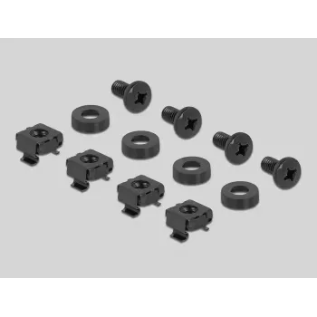 Pannello di gestione cavi DeLOCK 10 pollici 66654 nero
