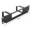 Pannello di gestione cavi DeLOCK 10 pollici 66654 nero