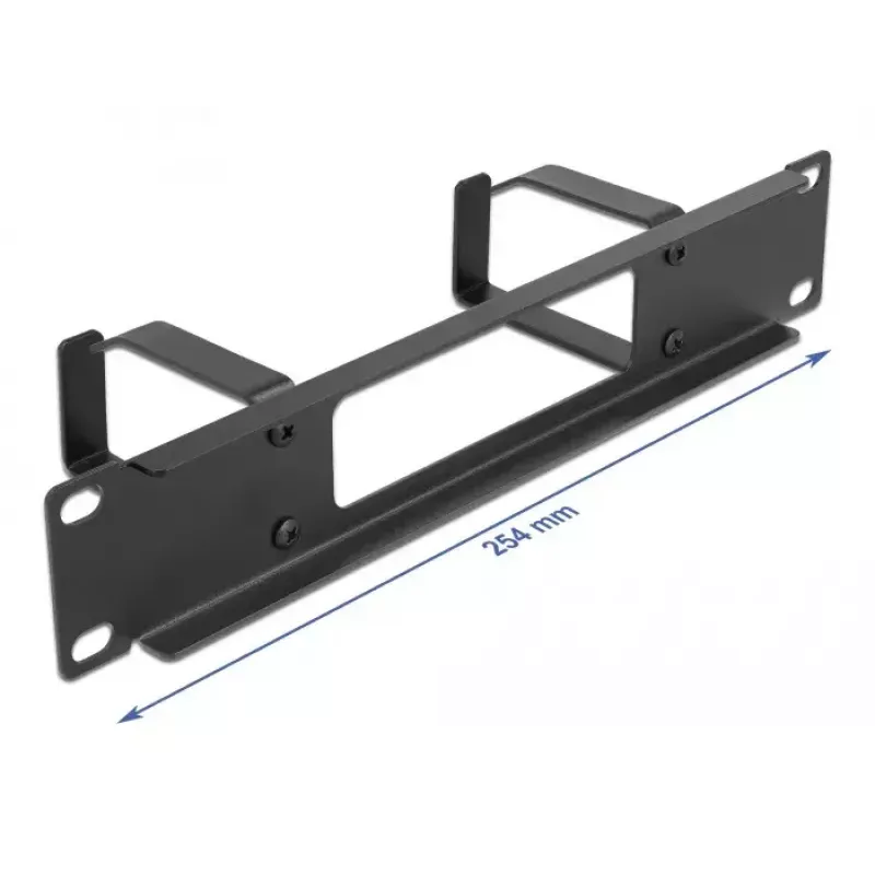 Pannello di gestione cavi DeLOCK 10 pollici 66654 nero