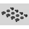 Pannello di gestione cavi DeLOCK 10 pollici 66656 nero