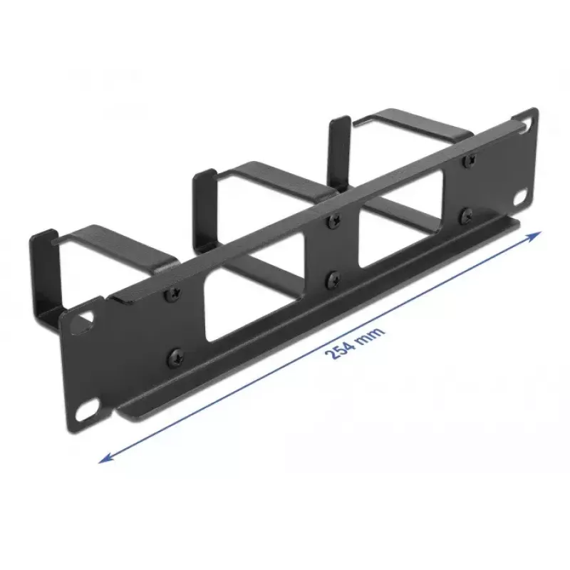 Pannello di gestione cavi DeLOCK 10 pollici 66656 nero