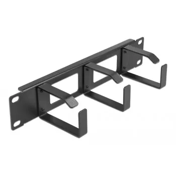 Pannello di gestione cavi DeLOCK 10 pollici 66656 nero