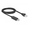 Cavo di connessione seriale DeLOCK 64161 USB 2.0 Type-A su RS-232 RJ45 2m nero