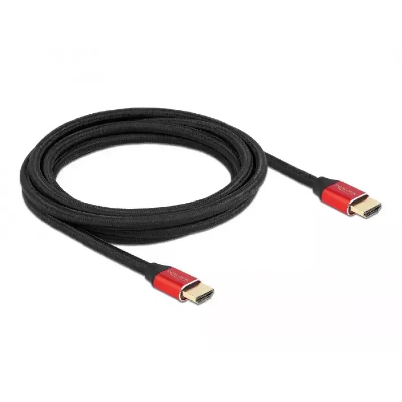Cavo HDMI DeLOCK Ultra High Speed 48 Gbit/s 8K 60 Hz rosso 3 m