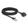 Cavo di prolunga DeLOCK RJ50 maschio su femmina S/FTP 5 m nero