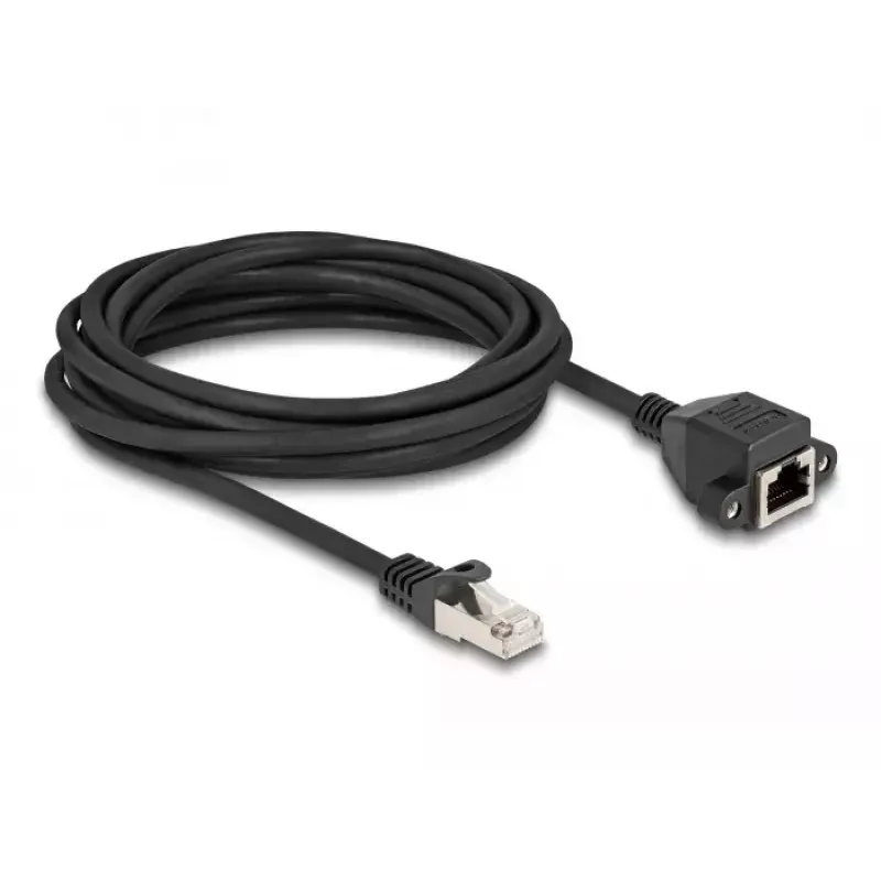 Cavo di prolunga DeLOCK RJ50 maschio su femmina S/FTP 5 m nero