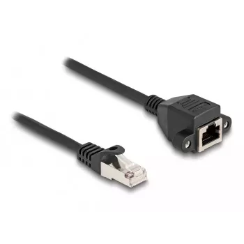 Cavo di prolunga DeLOCK RJ50 maschio su femmina S/FTP 5 m nero