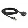 Cavo di prolunga di rete DeLOCK 87003 Cat.6A 3m nero