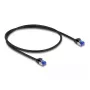 Cavo di rete DeLOCK RJ45 Cat.6A S/FTP sottile 0,5 m nero