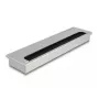 Passacavi da scrivania DELOCK 66863, argento, 80×300×28 mm, 1 pezzo