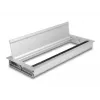 Passacavi DELOCK 66864 per scrivania, argento, 120×300×28 mm