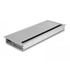 Passacavi DELOCK 66864 per scrivania, argento, 120×300×28 mm