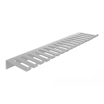 Fermacavi a parete DELOCK 66887, grigio, 90 mm x 25 mm x 0,325 m, 1 pezzo