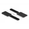Fermacavi mini in velcro DeLOCK 90 mm x 24 mm autoadesivo 10 pezzi nero