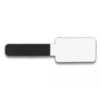 Fermacavi mini in velcro DeLOCK 90 mm x 24 mm autoadesivo 10 pezzi nero