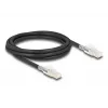 Cavo di rete DELOCK 80256 Cat6a S/FTP (S-STP) RJ-45–RJ-45, 2 m, nero