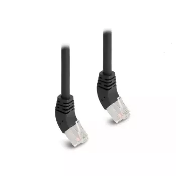 Cavo di rete DeLOCK RJ45 Cat.6A S/FTP angolare 45° verso l'alto 5m nero