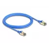 Cavo di rete RJ45 DeLOCK Cat.8.1 F/FTP slim 2 m blu