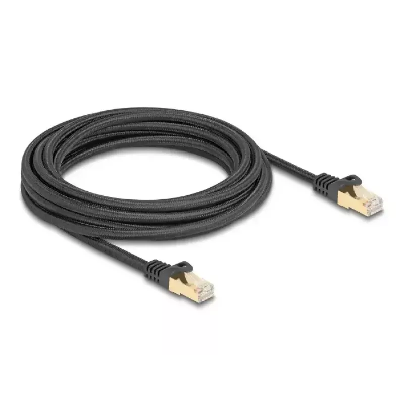 Cavo di rete RJ45 DeLOCK Cat.6A S/FTP 5 m nero