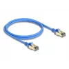 Cavo di rete RJ45 DeLOCK Cat.8.1 F/FTP slim 1 m blu