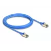 Cavo di rete RJ45 DeLOCK Cat.8.1 F/FTP slim 3 m blu