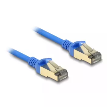 Cavo di rete RJ45 DeLOCK Cat.8.1 F/FTP slim 3 m blu