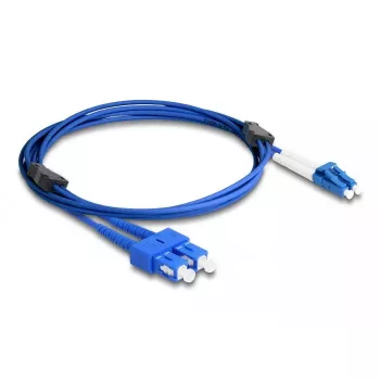 Cavo in fibra ottica DeLOCK LC duplex a SC duplex monomodale OS2 2 m