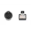 Cavo di rete DeLOCK M12 codifica A 8 pin maschio a RJ45 maschio Cat5e 1 m nero