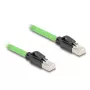 Cavo di rete DeLOCK 80890 RJ-45 Cat6a 2m nero verde