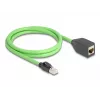Cavo di rete DeLOCK 80880 RJ-45 Cat6a 1 m verde