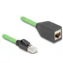 Cavo di rete DeLOCK 80880 RJ-45 Cat6a 1 m verde
