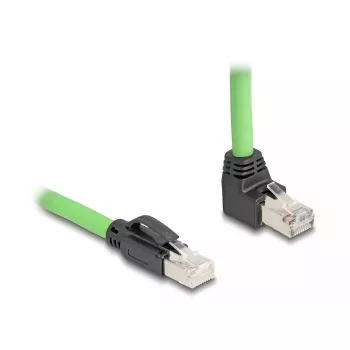 Cavo di rete DeLOCK 80894 RJ-45 Cat6a 5 m nero verde