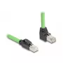 Cavo di rete DeLOCK 80894 RJ-45 Cat6a 5 m nero verde