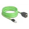 Cavo di rete DeLOCK 80882 RJ-45 Cat6a 5m verde