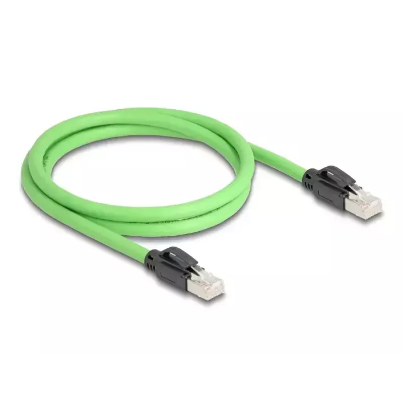 Cavo di rete DeLOCK RJ45 Cat.6A connettore maschio a connettore maschio 1m verde