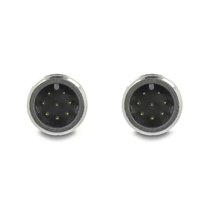Cavo di rete DeLOCK cavo M12 A-codificato 8 poli connettore maschio su connettore maschio Cat5e 5 m nero