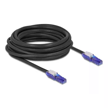 Cavo di rete DeLOCK 80930 RJ-45 Cat6 7,5 m nero viola