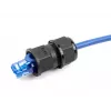 DeLOCK Adattatore passante RJ45 IP67 impermeabile nero