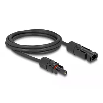 Cavo DeLOCK DL4 per pannelli solari 6 mm² connettore maschio su femmina 3 m nero