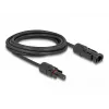 Cavo DeLOCK DL4 per pannelli solari 4 mm² connettore maschio su femmina 3 m nero