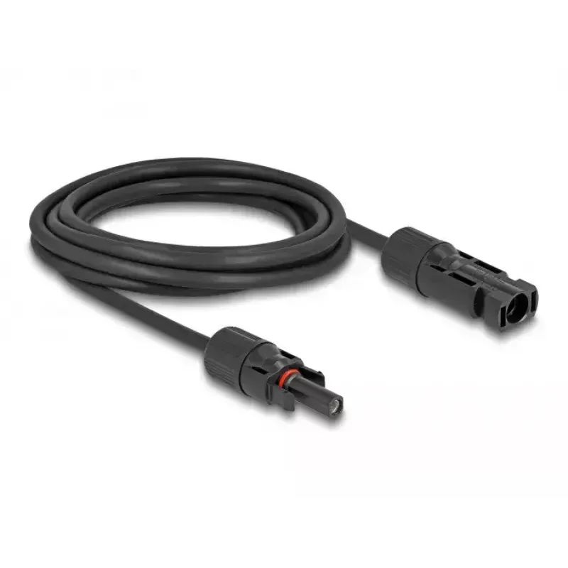 Cavo DeLOCK DL4 per pannelli solari 4 mm² connettore maschio su femmina 3 m nero