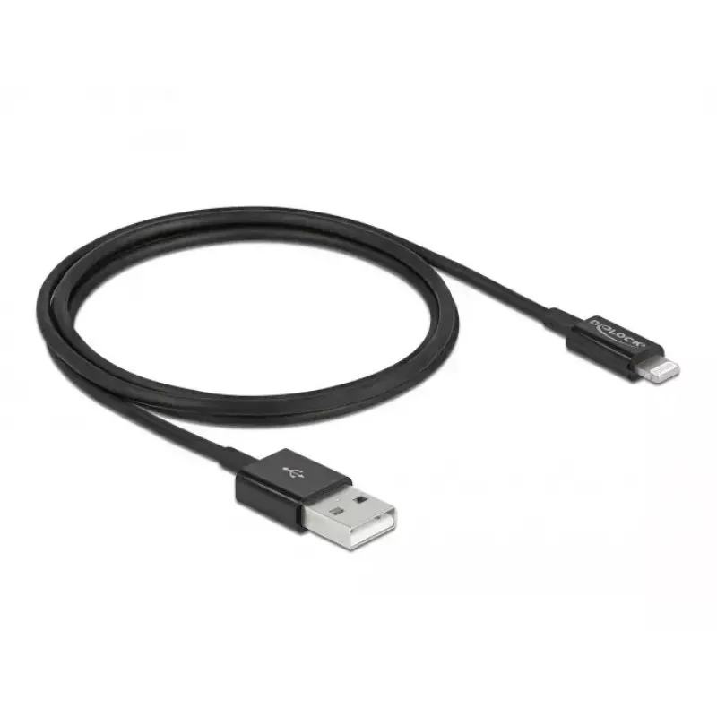 Cavo USB per dati e ricarica DeLOCK 83002 1 m nero