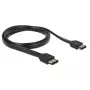 Cavo SATA DeLOCK 85640 1 m eSATA nero