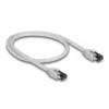 Cavo di rete DeLOCK 80557 RJ-45 Cat8.1 0,5 m grigio