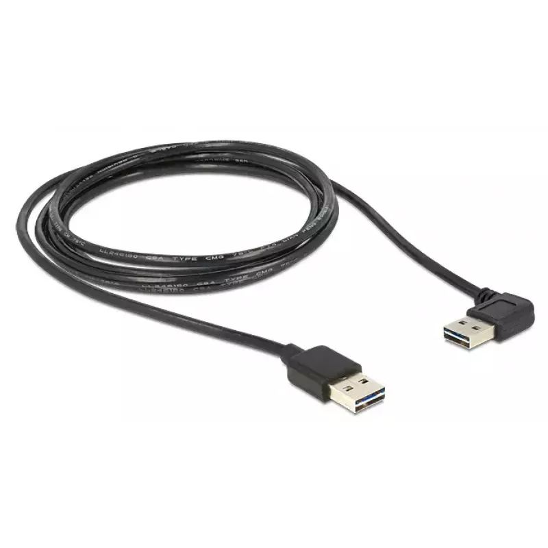 Cavo USB DeLOCK 3m USB 2.0 A m/m 90°