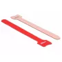 Elemento di fissaggio con nastro in velcro DeLOCK 18689 rosso 10 pz.