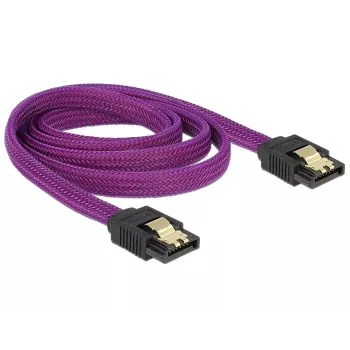 Cavo SATA DeLOCK 83692 1 m SATA 7 poli viola