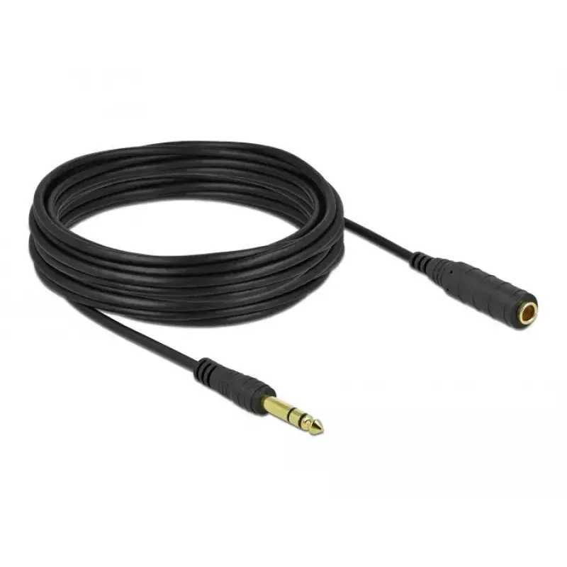 Prolunga jack stereo DELOCK 86766 10 m nero